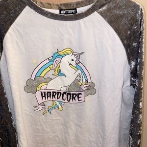 NEW Hot Topic Unicorn long sleeve